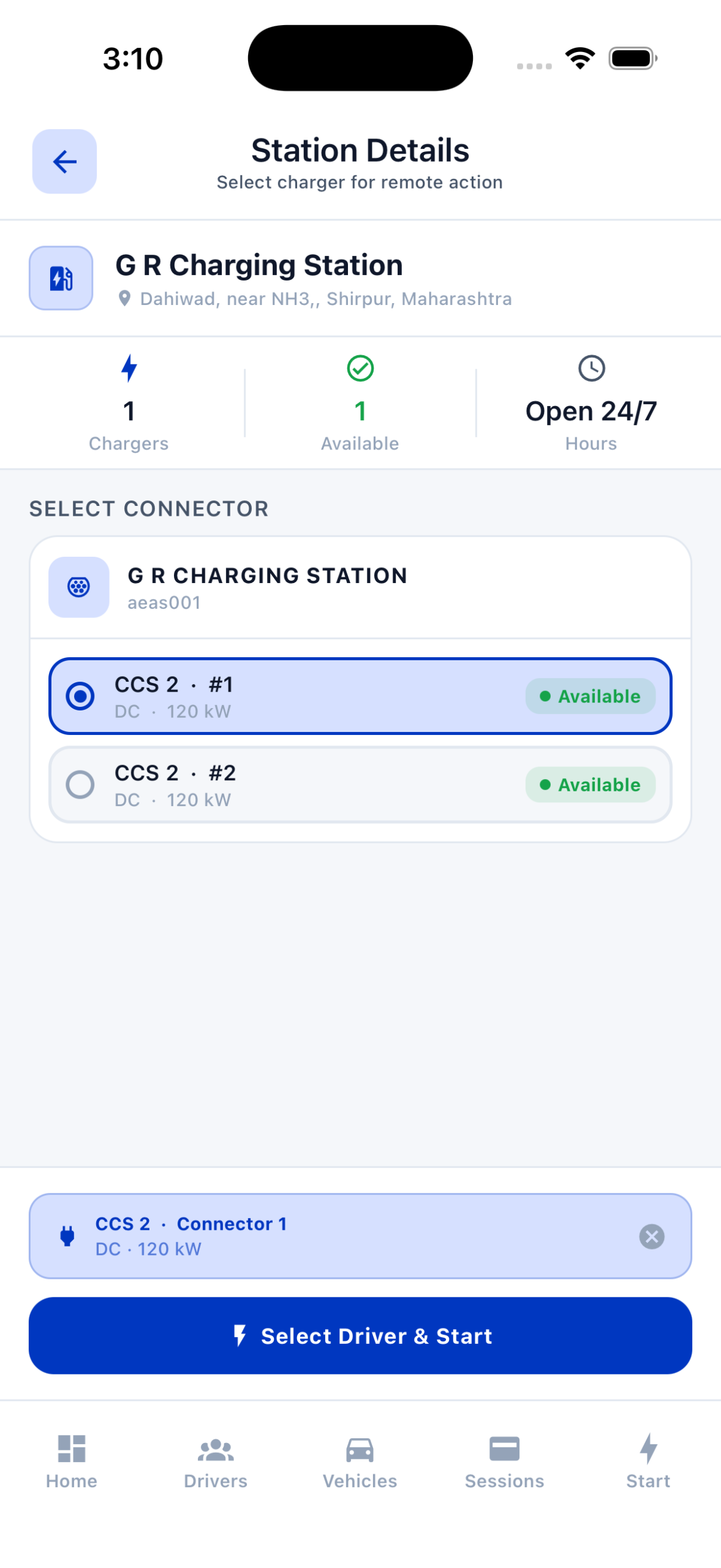 Remote Charging Session Start